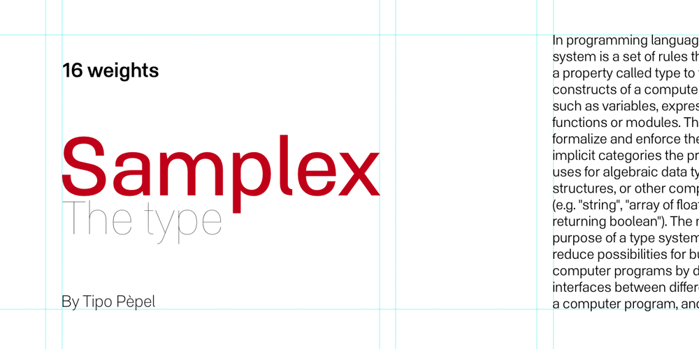 Samplex font