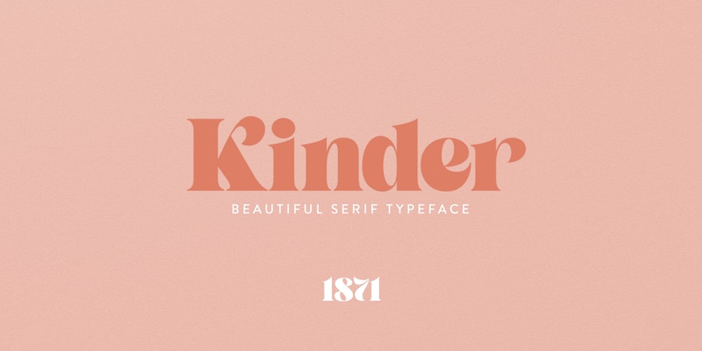 Kinder font