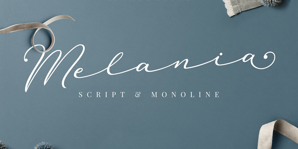 Melania font