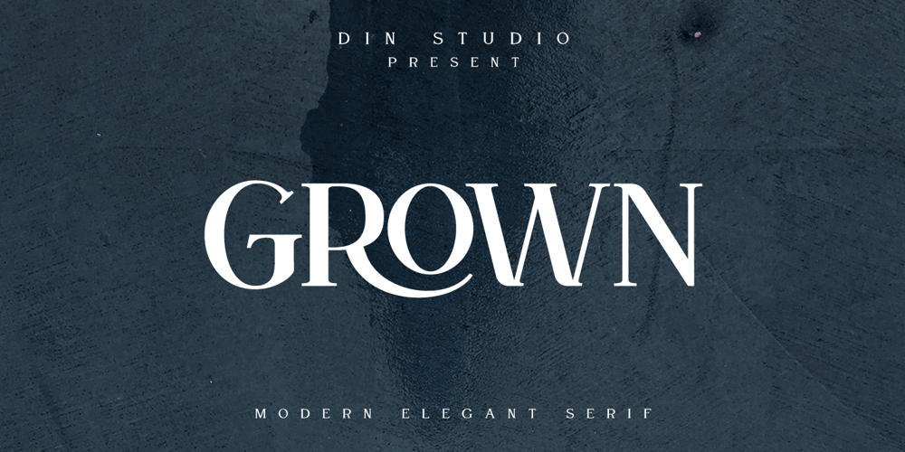 Grown font