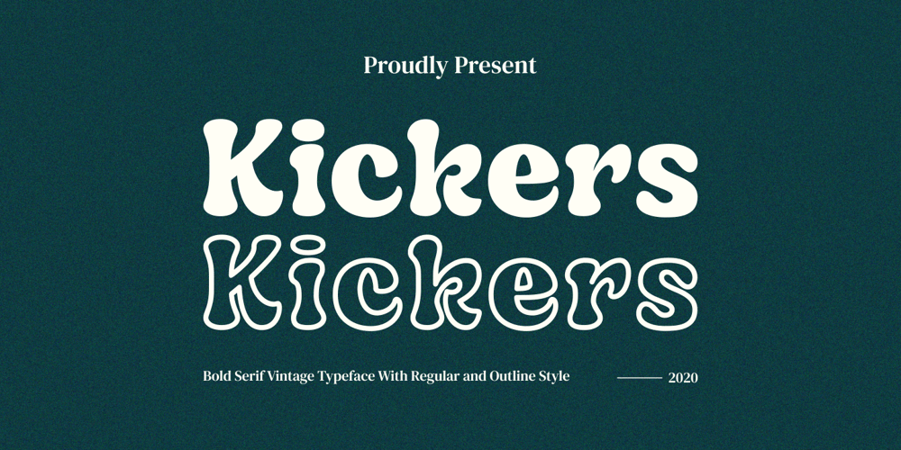 Kickers font