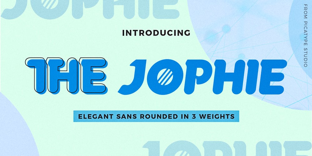 The Jophie Sans font