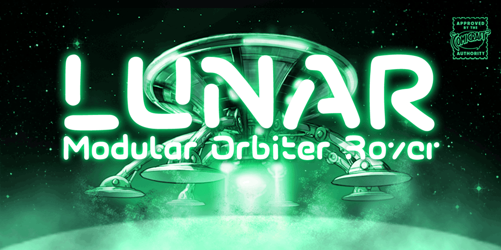 Lunar Modular font