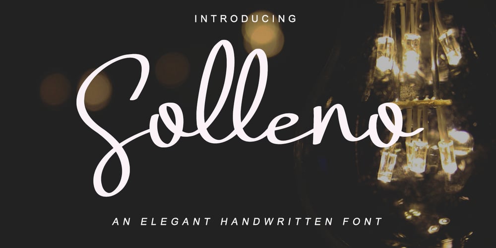 Solleno font