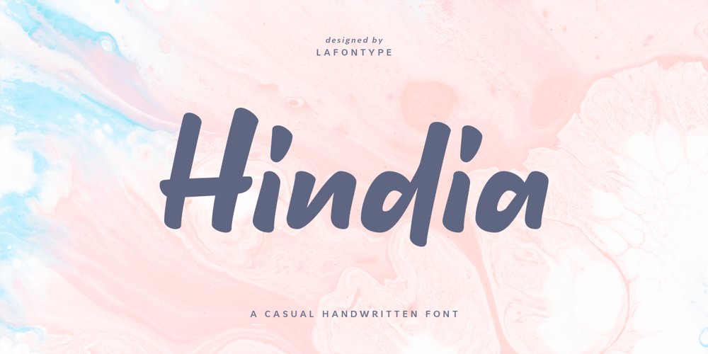 Hindia font