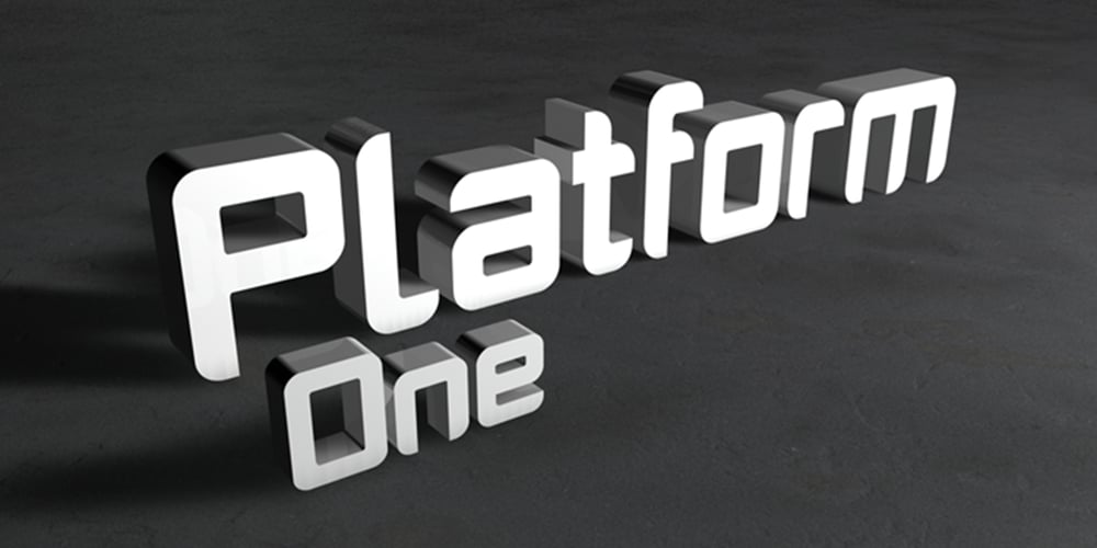 PlatformOne font