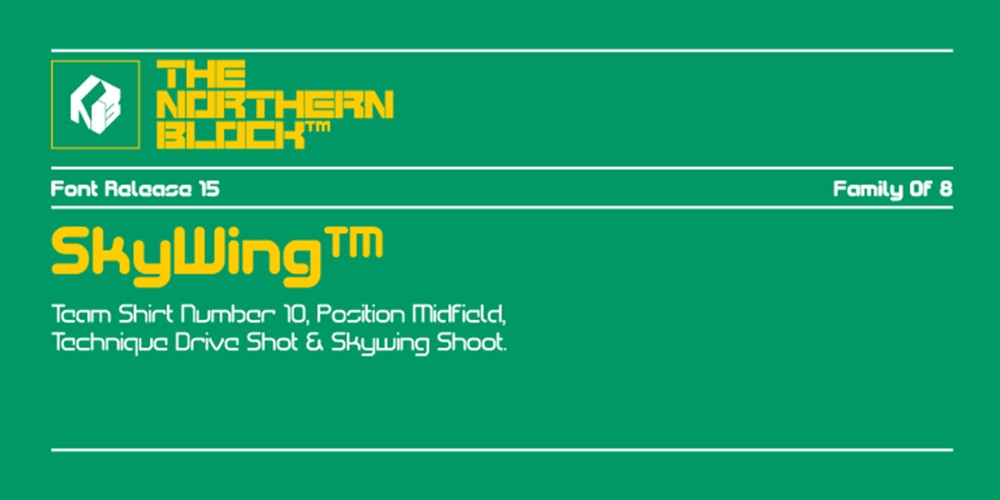 SkyWing font