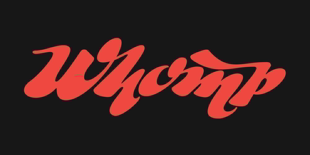 Whomp font