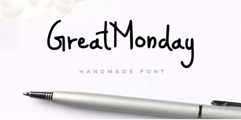 Great Monday font