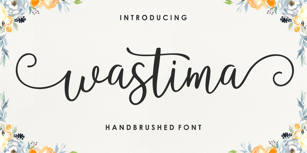 Wastima font