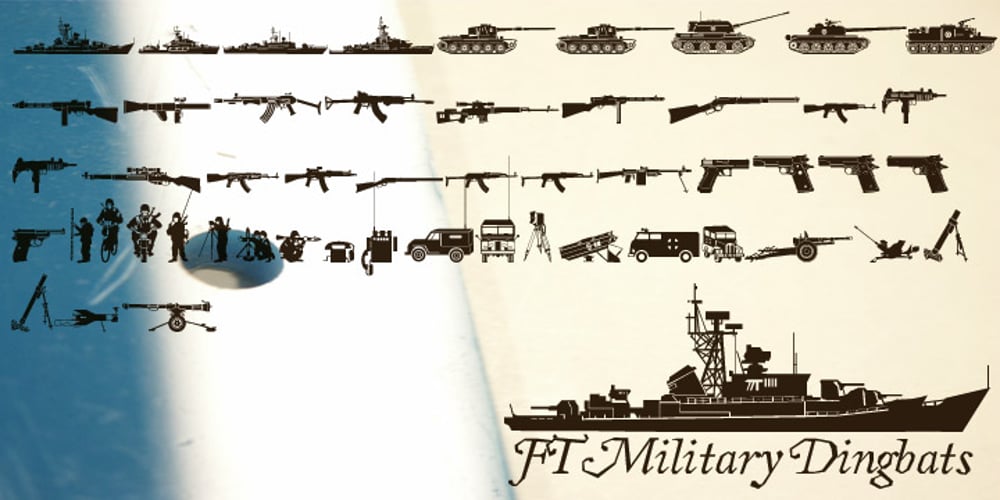 FT Military Dingbats font