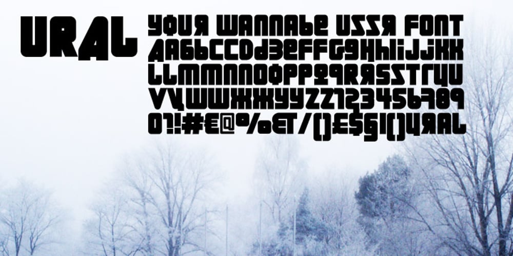 URAL font