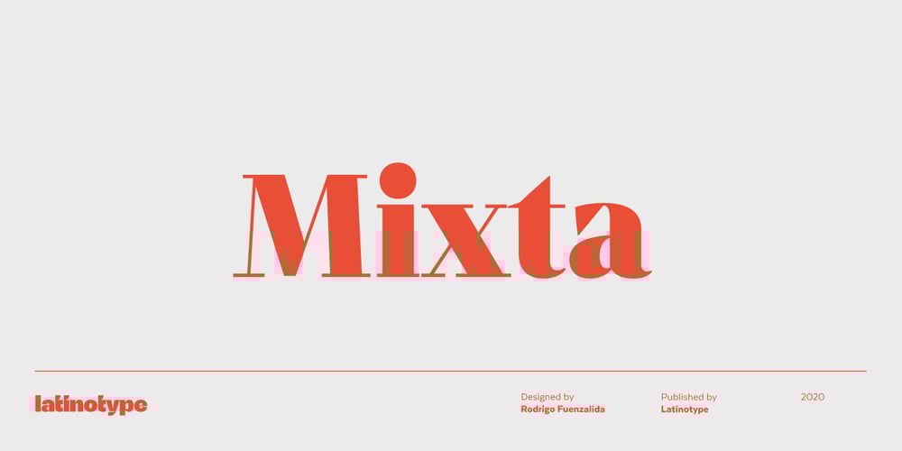 Mixta font