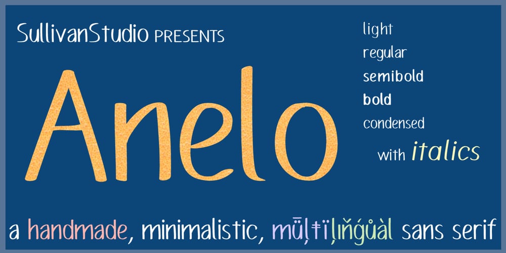 Anelo font