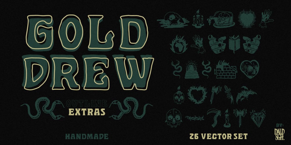 Golddrew font