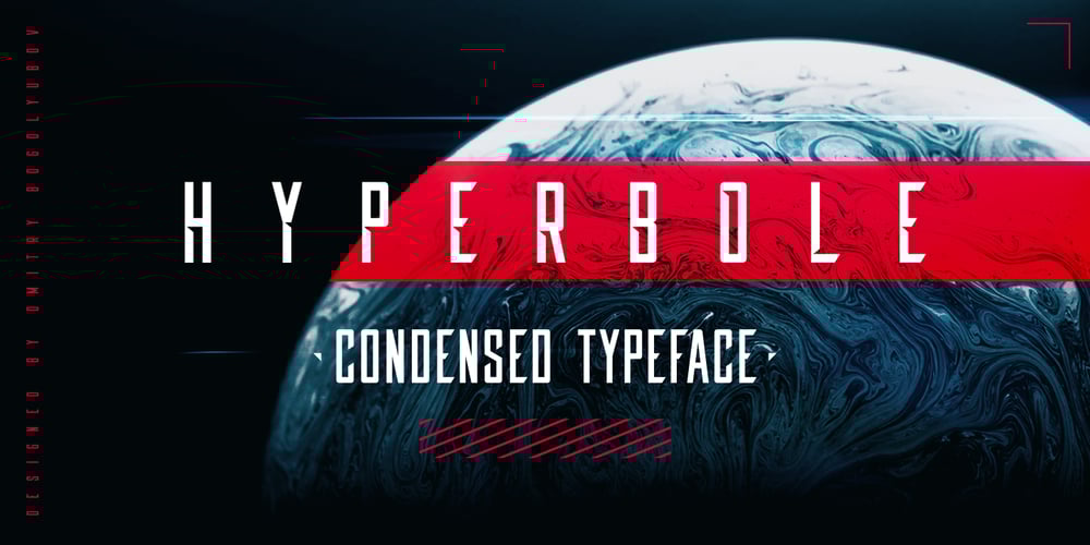 Hyperbole font