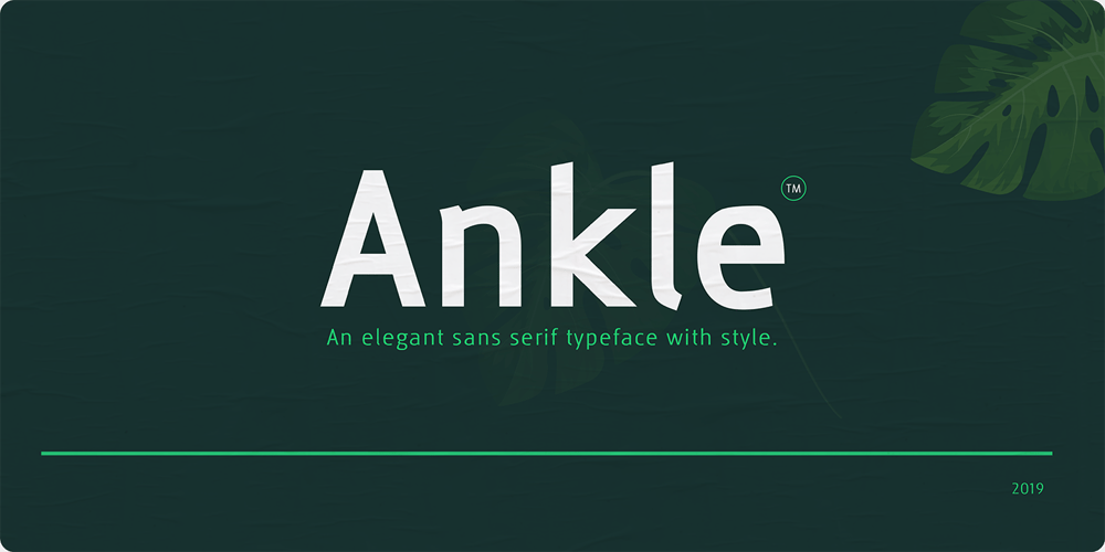 Ankle font
