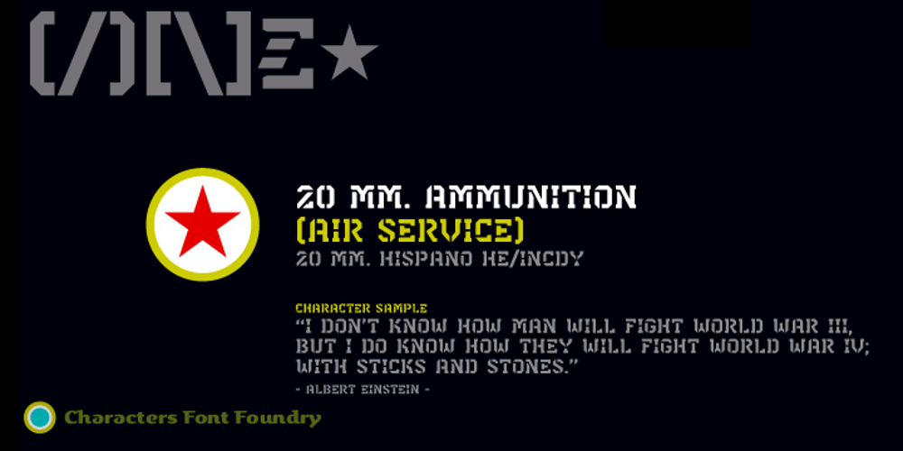 Shell Shock font