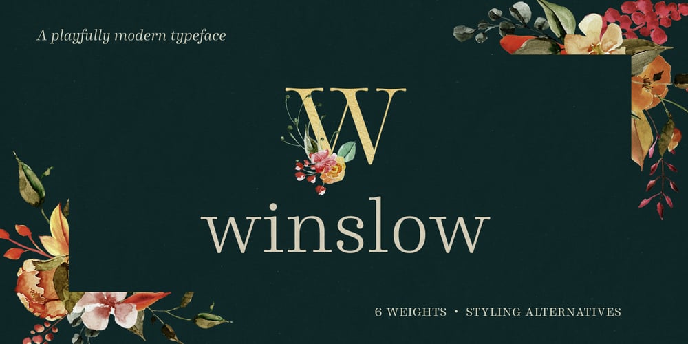 Winslow Book font