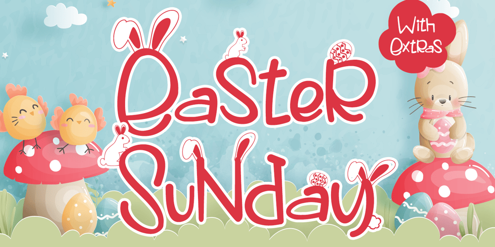 Easter Sunday font