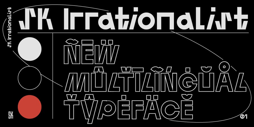 SK Irrationalist font