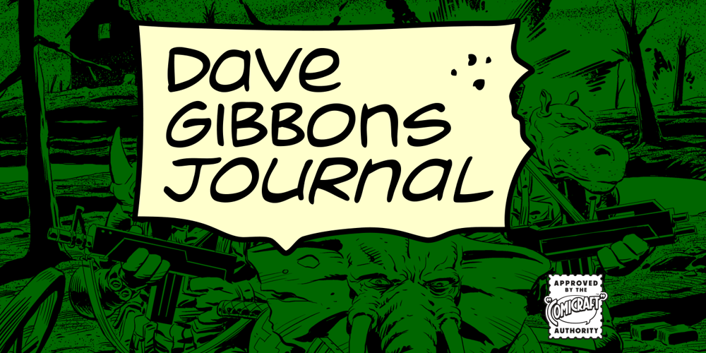 Dave Gibbons Journal font