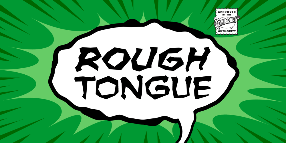 Rough Tongue font
