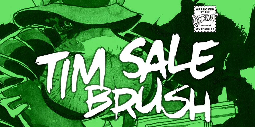 Tim Sale Brush font