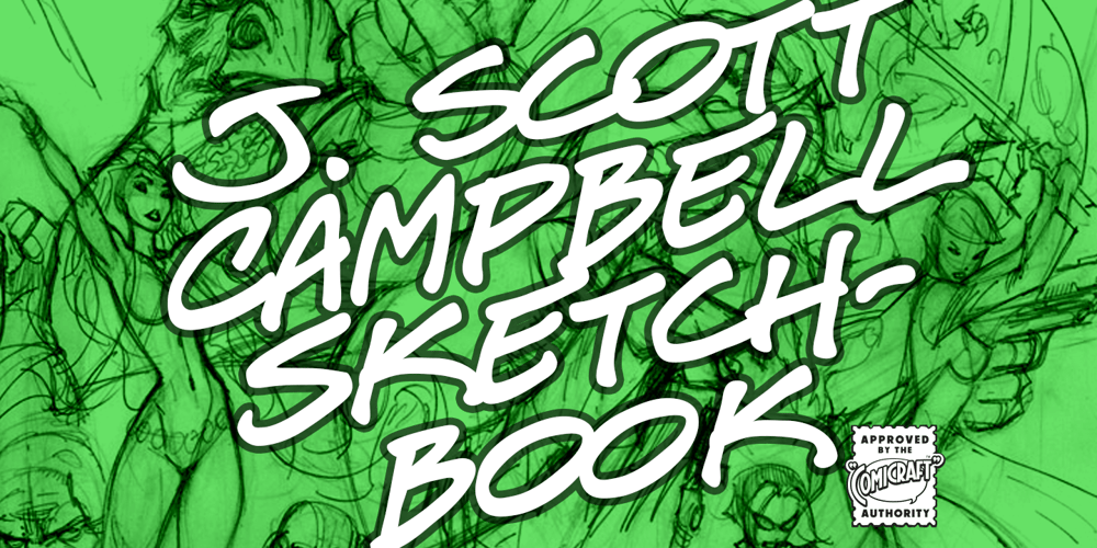 J Scott Campbell Sketchbook font