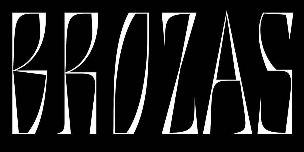 Brozas font