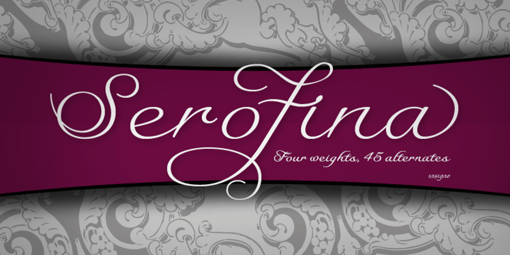 Serofina font