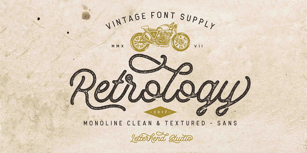 Retrology font