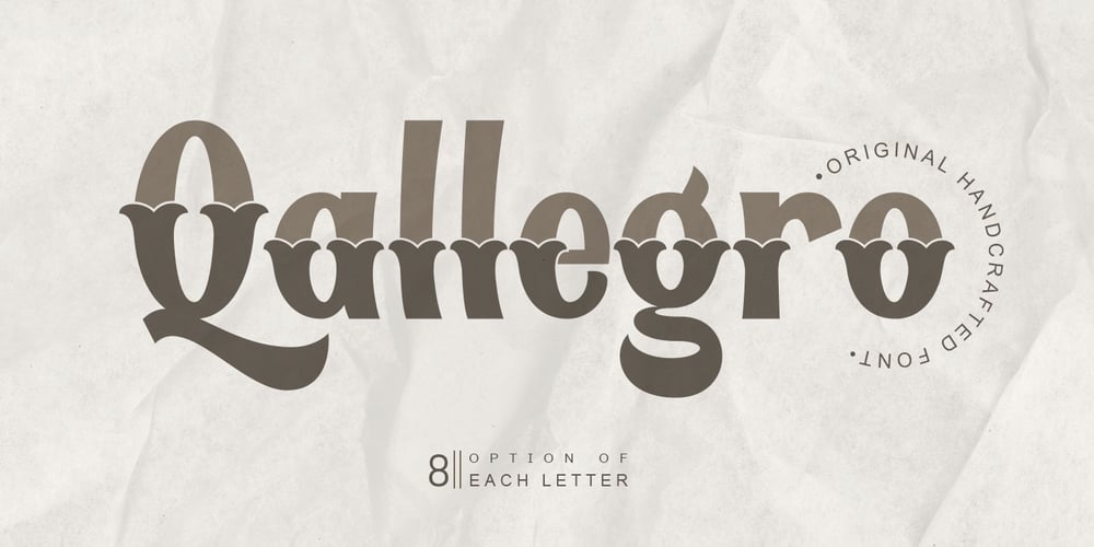 Qallegro font