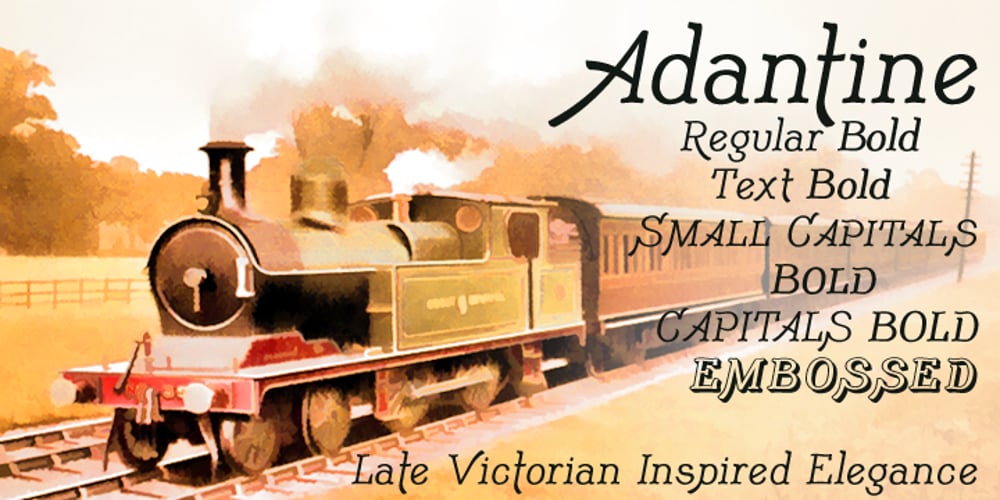 Adantine font