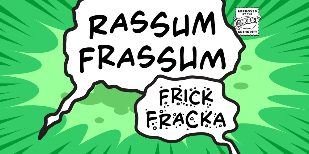 Rassum Frassum font