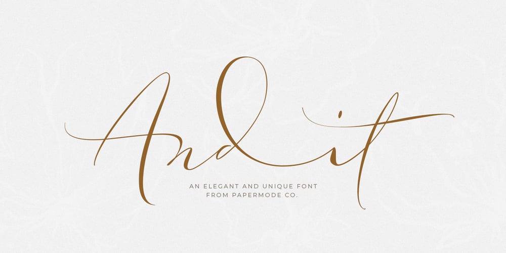 Andit font