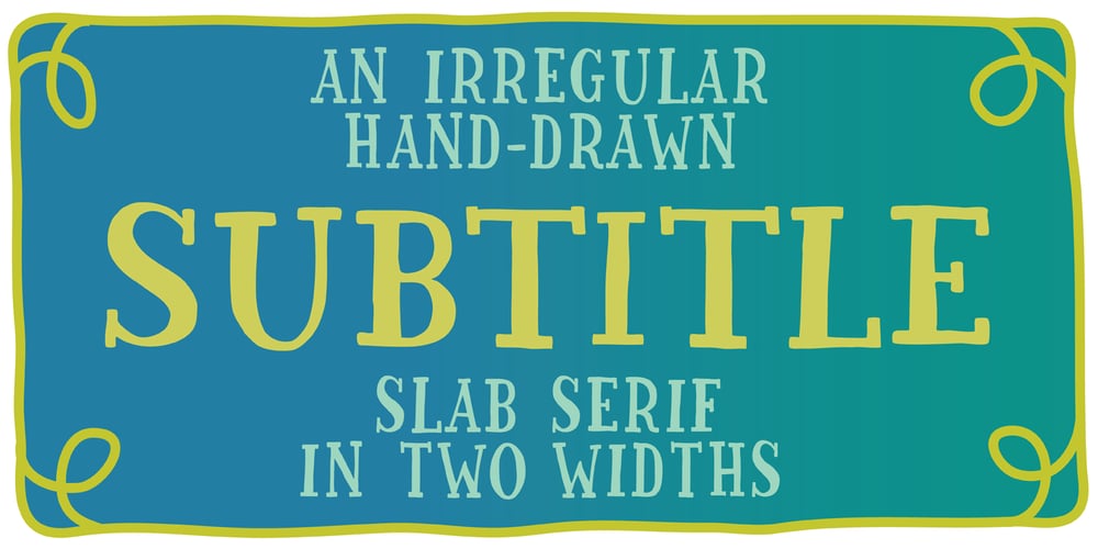 Subtitle font