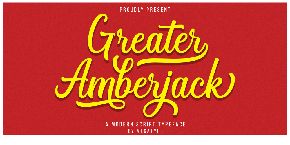 Greater Amberjack font
