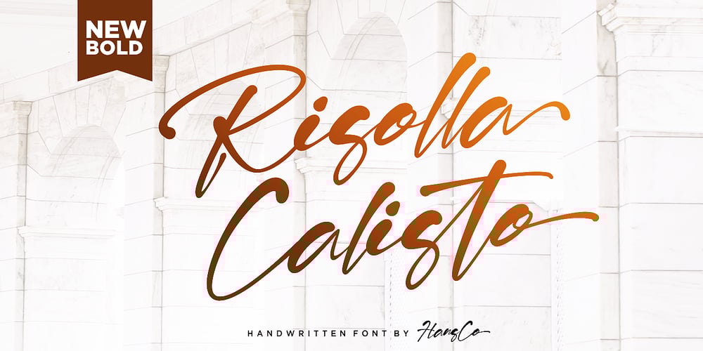 Risolla Calisto font
