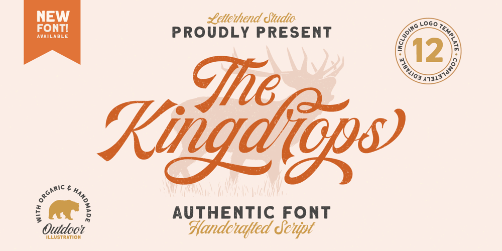 Kingdrops font