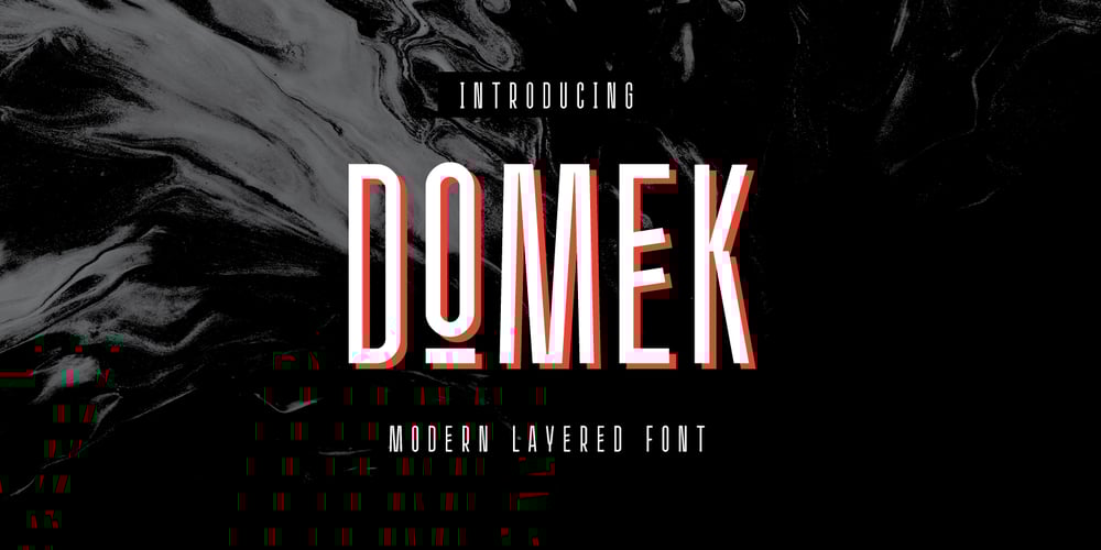 Domek font