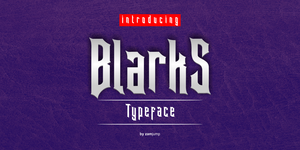 Blarks font