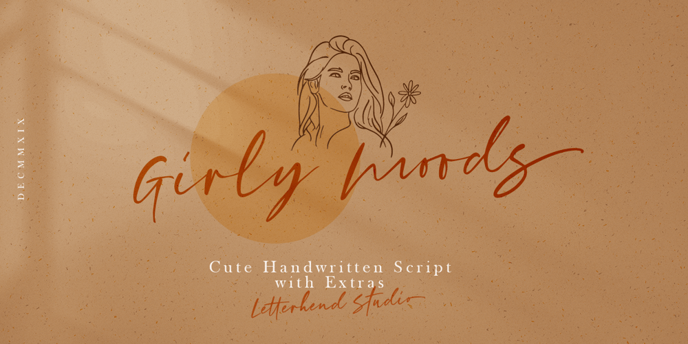 Girly Moods font
