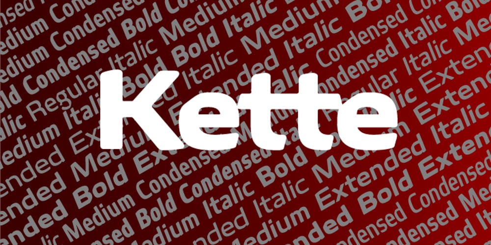 Kette Pro font