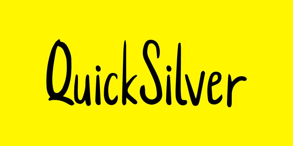 Quick Silver FS font
