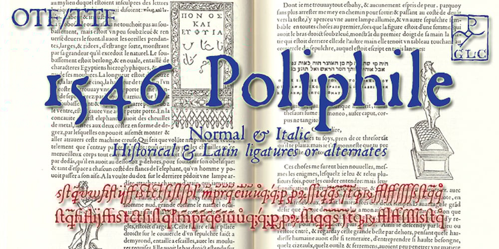 1546 Poliphile font