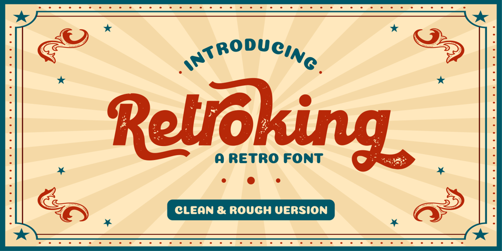 Retroking font