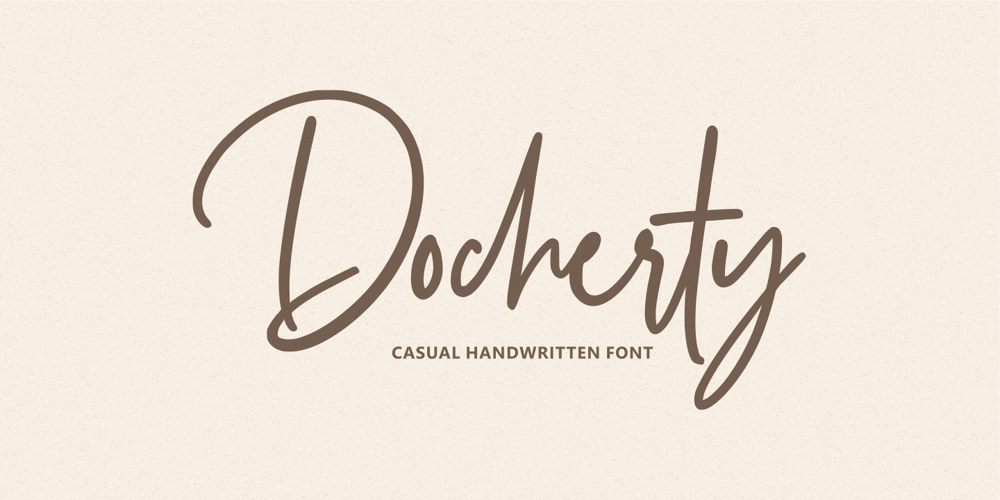 Docherty font