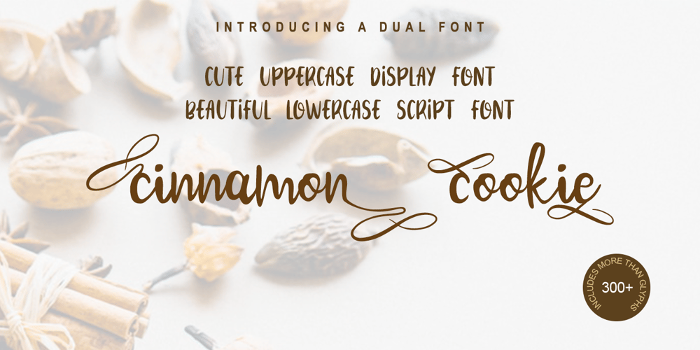 Cinnamon Cookie font