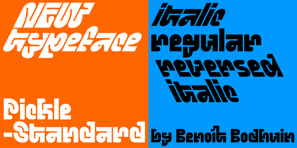 Pickle Standard font